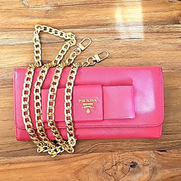 Prade Bow long wallet - Picture 1 of 8